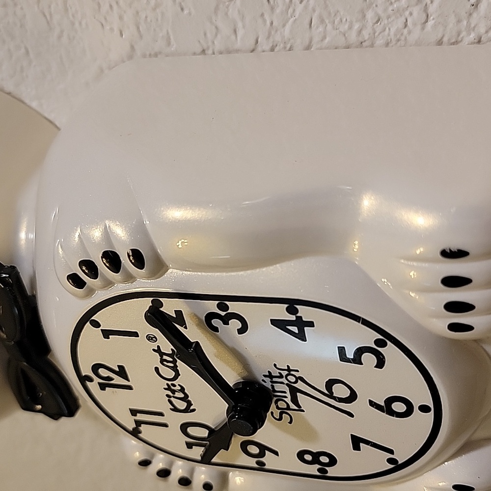 Rare Spirit of 76 Kit-Cat Klock Clock in pearly White - Picture 6 of 6
